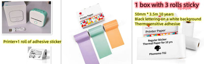 Portable Mini Thermal Label Printer  Bluetooth-compatible