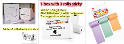 Portable Mini Thermal Label Printer  Bluetooth-compatible