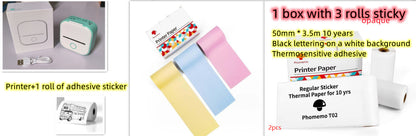 Portable Mini Thermal Label Printer  Bluetooth-compatible