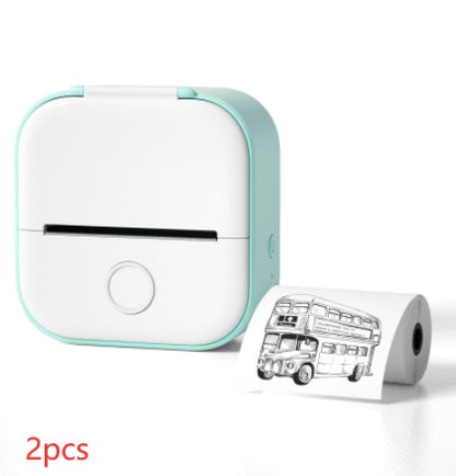Portable Mini Thermal Label Printer  Bluetooth-compatible