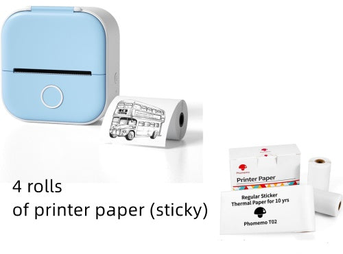 Portable Mini Thermal Label Printer  Bluetooth-compatible