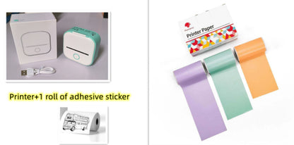 Portable Mini Thermal Label Printer  Bluetooth-compatible