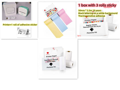 Portable Mini Thermal Label Printer  Bluetooth-compatible