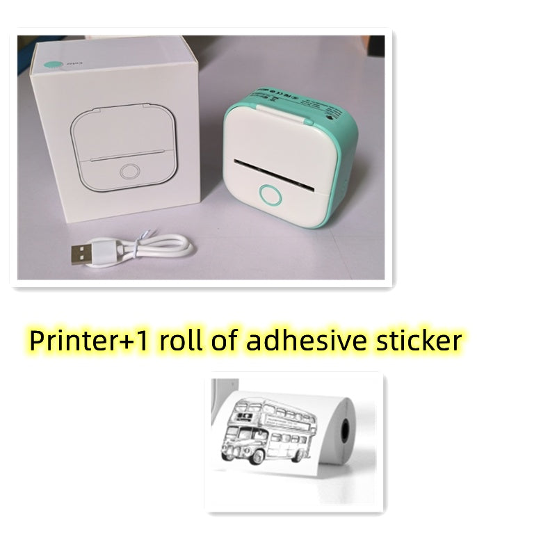 Portable Mini Thermal Label Printer  Bluetooth-compatible