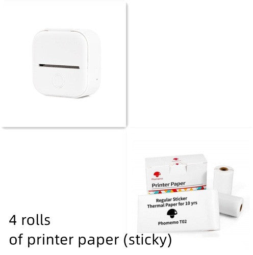 Portable Mini Thermal Label Printer  Bluetooth-compatible