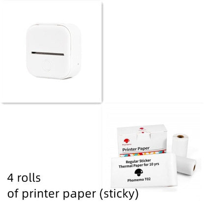 Portable Mini Thermal Label Printer  Bluetooth-compatible